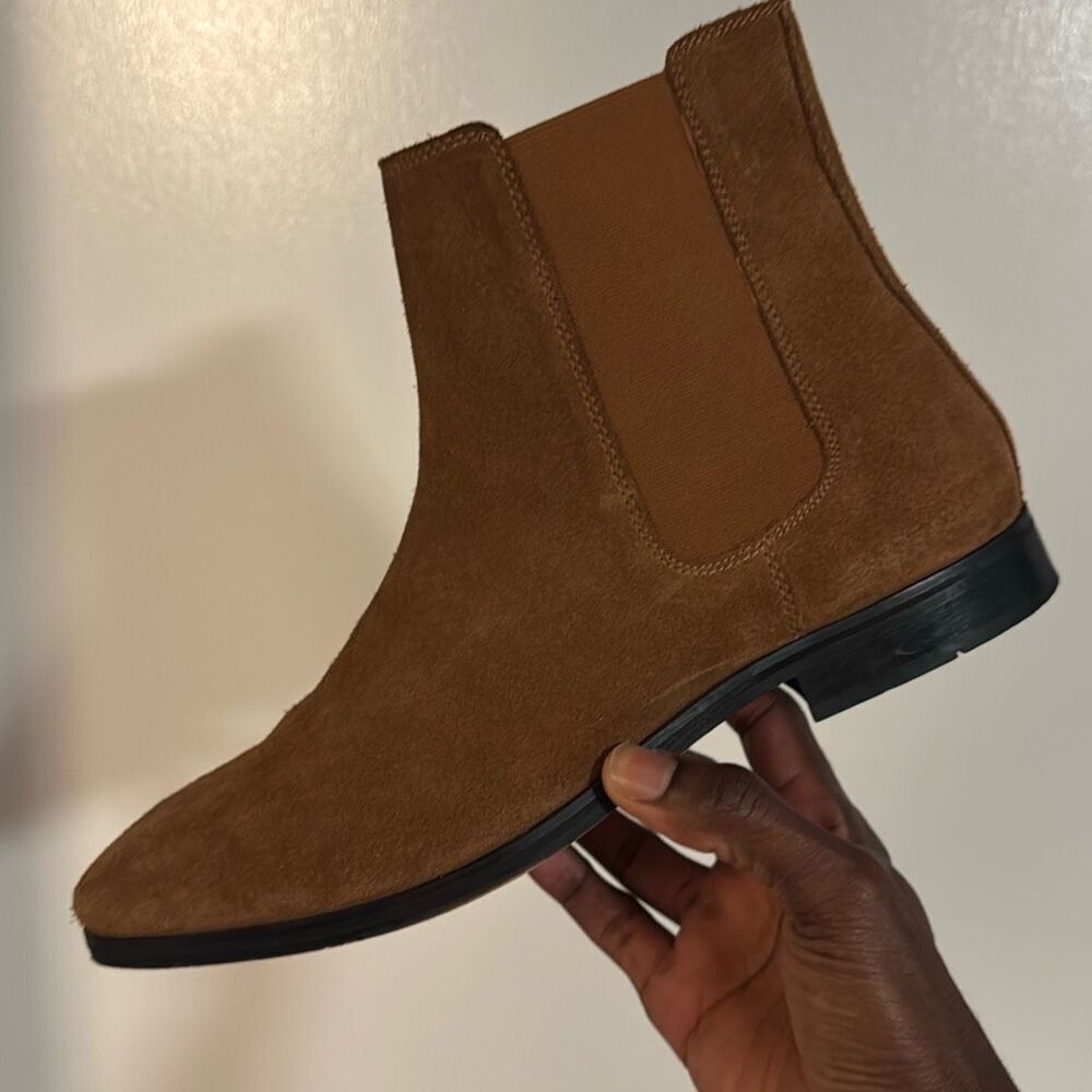 Express Chelsea Leather/Suede Boots